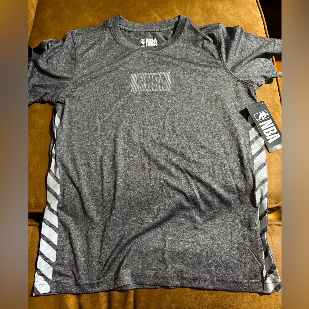 NWT official NBA T-shirt with reflective markings